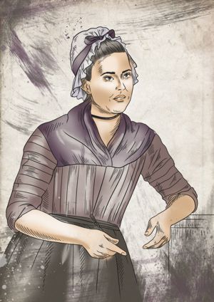 Artist's concept of Madeleine Auvrey