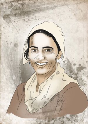 Artist's concept of Anne Guillaume