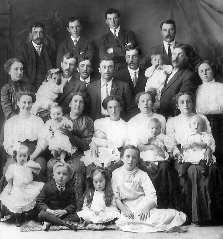 Lazare Côté and Clarice Bergeron family